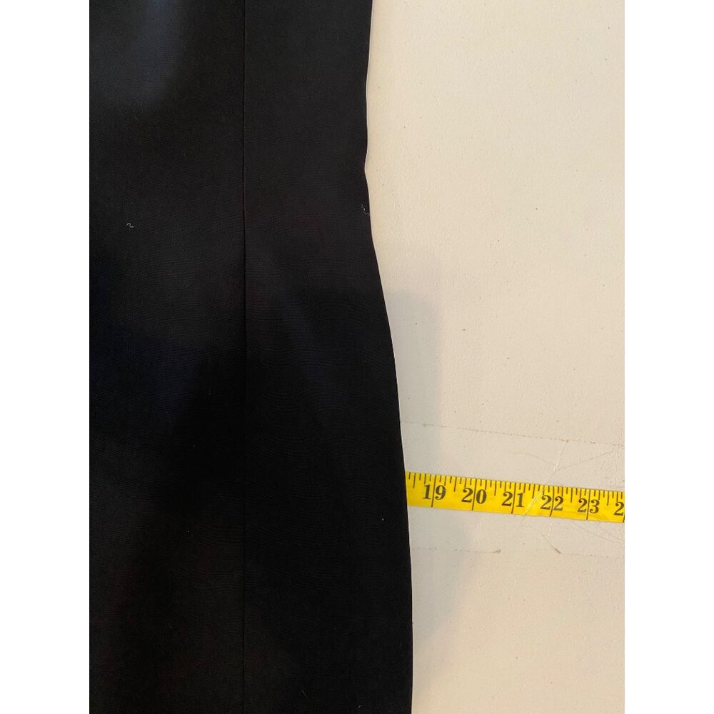 Liz Claiborne Elegant Black Beaded One-Shoulder Sheath Dress Size 10 - Picture 9 of 9